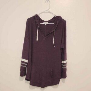 Market & Spruce Kallon brushed knit hoodie